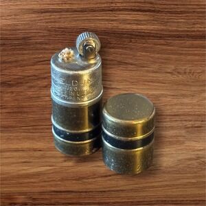 Alfred Dunhill "Vest Pocket Petrol Lighter" (Cylindrical Ringed Body Model) VTG